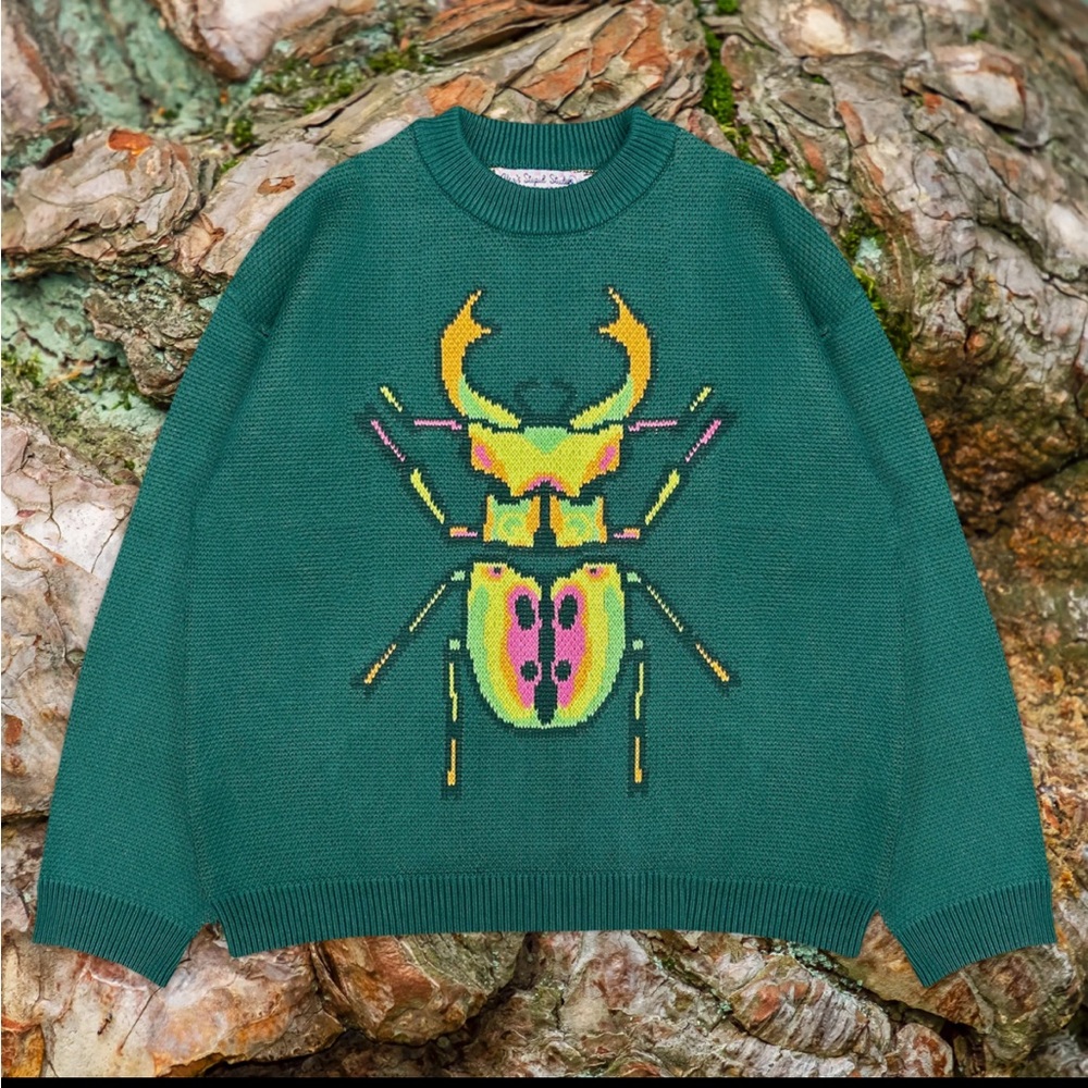 Alex’s Stupid Studio Unisex Beetle Sweater XXL